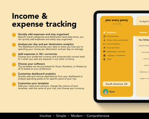 Highlights compatibility with Excel, Google Sheets, and Apple Numbers, and provides solutions for common budgeting scenarios.