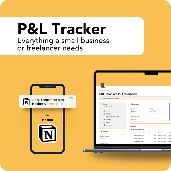 P&L Tracker for Small Businesses